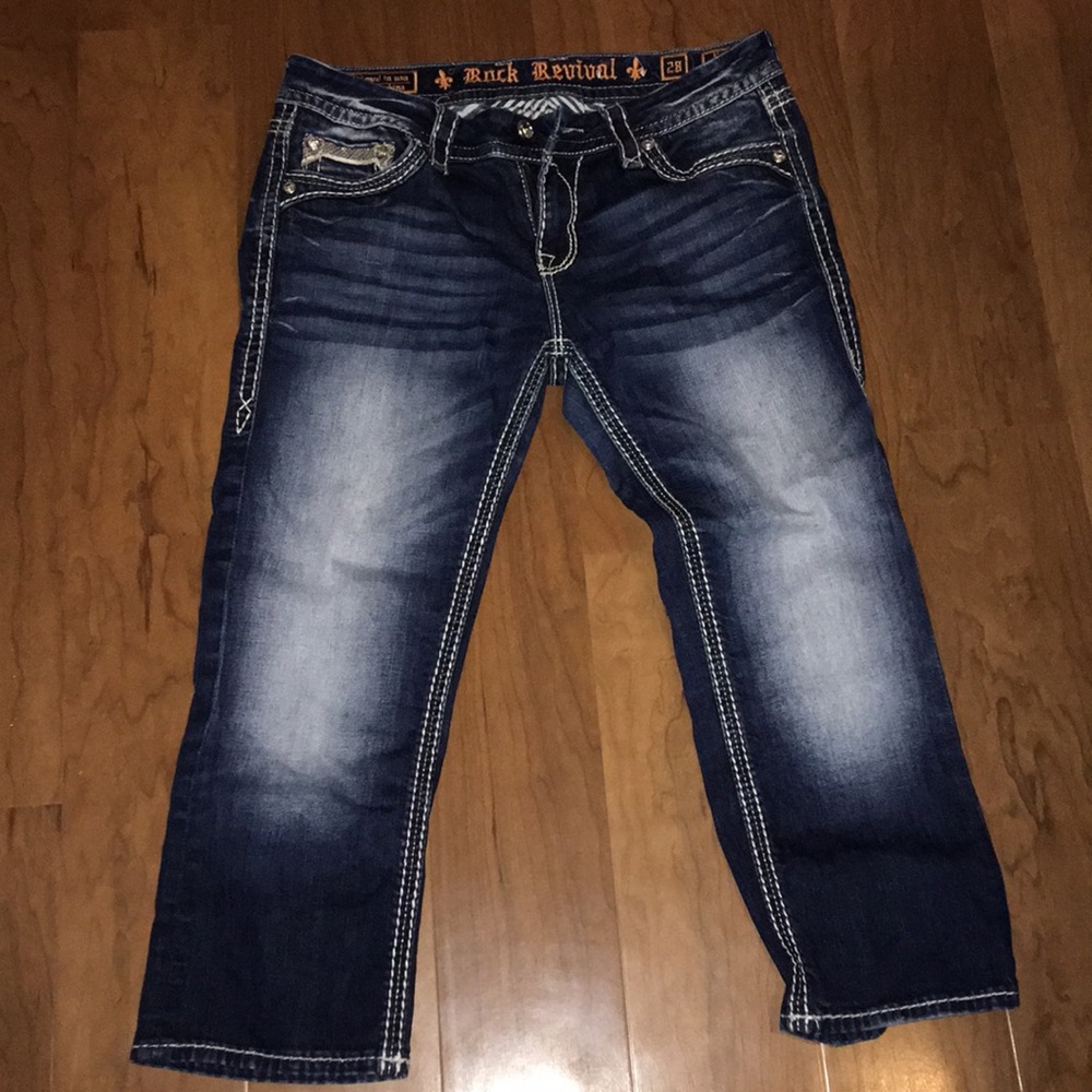 Rock revival capris